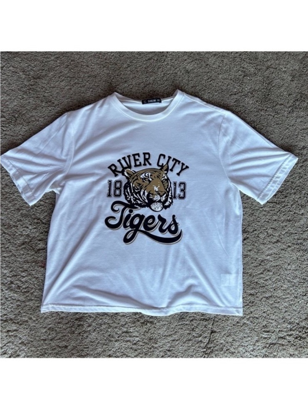 River City Tigers White Graphic Tee